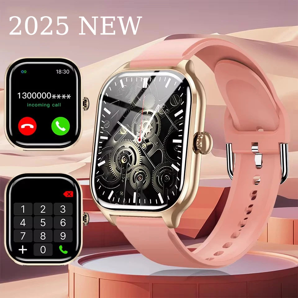 🌟🔊 Smartwatch: Voice Calls, 24Hr Health Monitor & 100+ Sports Modes | 2.01" Display 2025 📱💪