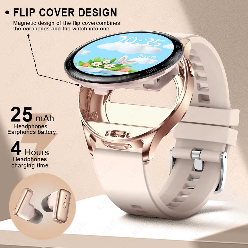 ✨ 2-in-1 TWS Smart Watch with Earbuds – The Ultimate Fitness & Lifestyle Companion! ✨